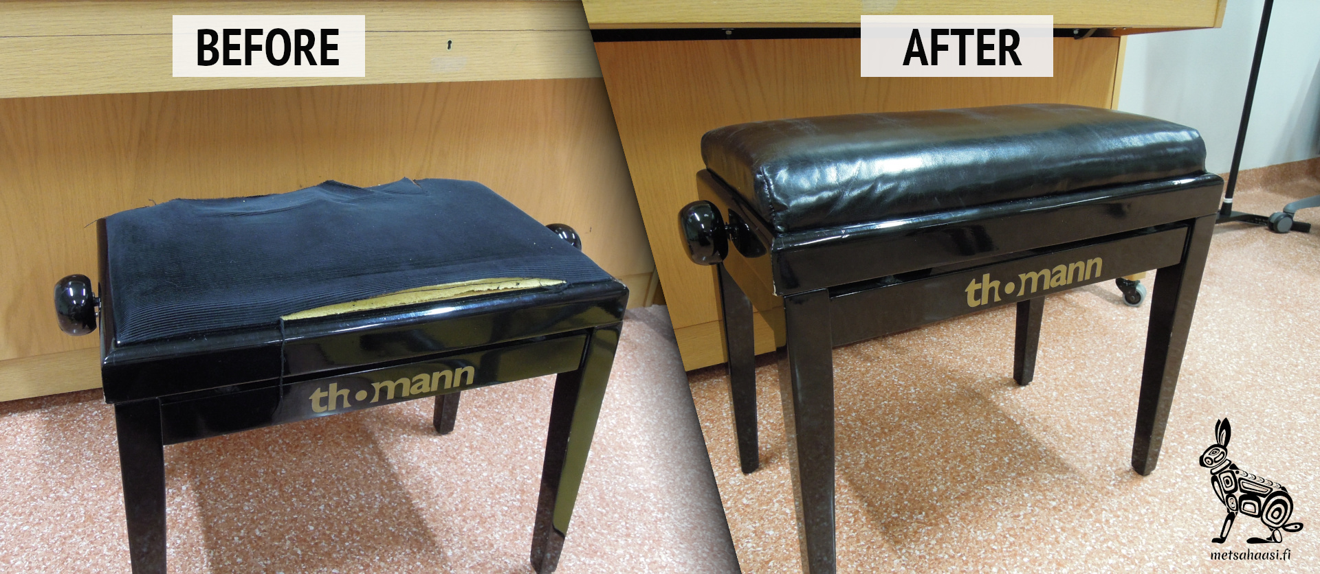 Piano Seat Restoration
