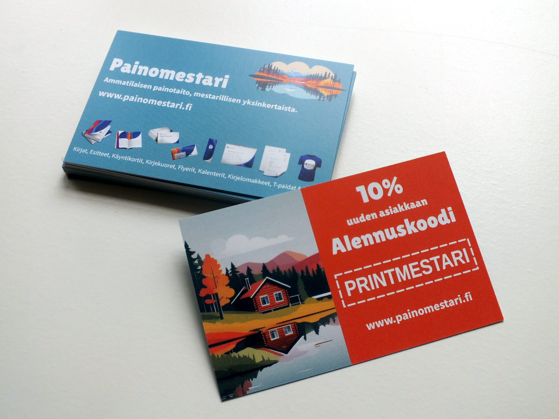 Painomestari Coupon Business Cards